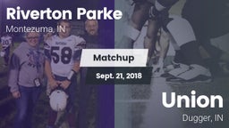 Matchup: Riverton Parke vs. Union  2018