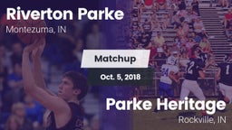 Matchup: Riverton Parke vs. Parke Heritage  2018