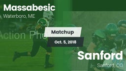 Matchup: Massabesic vs. Sanford  2018