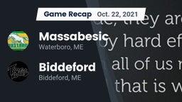 Recap: Massabesic  vs. Biddeford  2021