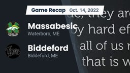 Recap: Massabesic  vs. Biddeford  2022