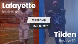 Matchup: Lafayette vs. Tilden  2017