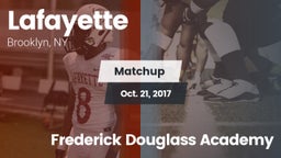 Matchup: Lafayette vs. Frederick Douglass Academy 2017