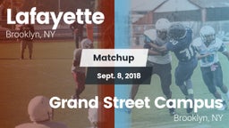 Matchup: Lafayette vs. Grand Street Campus 2018