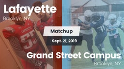 Matchup: Lafayette vs. Grand Street Campus 2019