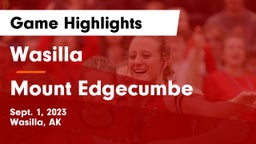 Wasilla  vs Mount Edgecumbe  Game Highlights - Sept. 1, 2023