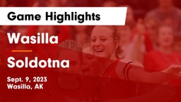 Wasilla  vs Soldotna  Game Highlights - Sept. 9, 2023