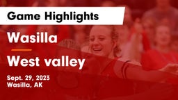 Wasilla  vs West valley Game Highlights - Sept. 29, 2023