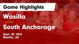 Wasilla  vs South Anchorage  Game Highlights - Sept. 30, 2023