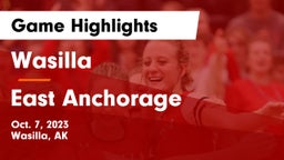 Wasilla  vs East Anchorage Game Highlights - Oct. 7, 2023