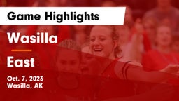 Wasilla  vs East  Game Highlights - Oct. 7, 2023
