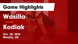 Wasilla  vs Kodiak Game Highlights - Oct. 28, 2023