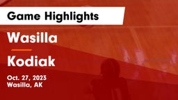 Wasilla  vs Kodiak Game Highlights - Oct. 27, 2023