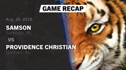 Recap: Samson  vs. Providence Christian  2016