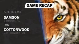 Recap: Samson  vs. Cottonwood  2016