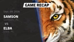 Recap: Samson  vs. Elba  2016