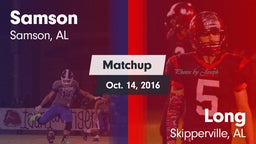 Matchup: Samson vs. Long  2016