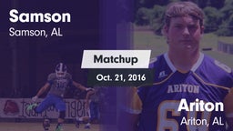 Matchup: Samson vs. Ariton  2016
