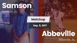 Matchup: Samson vs. Abbeville  2017