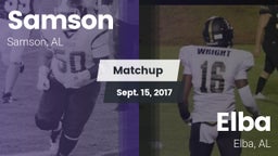 Matchup: Samson vs. Elba  2017