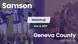 Matchup: Samson vs. Geneva County  2017