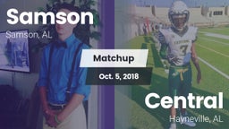 Matchup: Samson vs. Central  2018