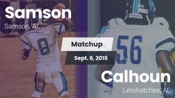 Matchup: Samson vs. Calhoun  2019