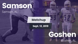 Matchup: Samson vs. Goshen  2019
