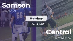 Matchup: Samson vs. Central  2019