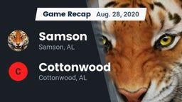 Recap: Samson  vs. Cottonwood  2020