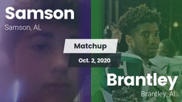 Matchup: Samson vs. Brantley  2020