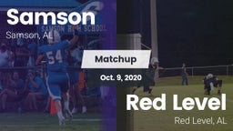 Matchup: Samson vs. Red Level  2020