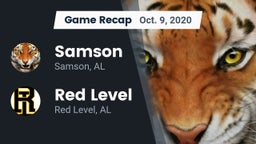 Recap: Samson  vs. Red Level  2020