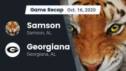 Recap: Samson  vs. Georgiana  2020