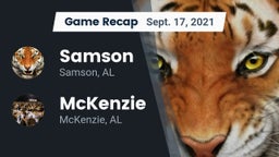 Recap: Samson  vs. McKenzie  2021