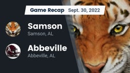 Recap: Samson  vs. Abbeville  2022