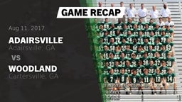 Recap: Adairsville  vs. Woodland  2017