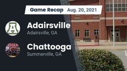 Recap: Adairsville  vs. Chattooga  2021