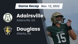 Recap: Adairsville  vs. Douglass  2022