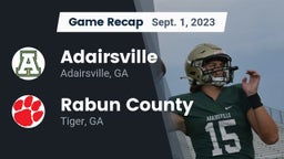 Recap: Adairsville  vs. Rabun County  2023