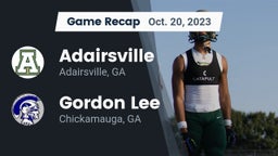 Recap: Adairsville  vs. Gordon Lee  2023