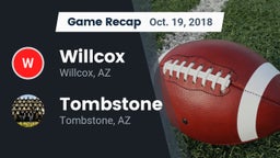 Recap: Willcox  vs. Tombstone  2018