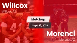 Matchup: Willcox vs. Morenci  2019