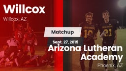 Matchup: Willcox vs. Arizona Lutheran Academy  2019