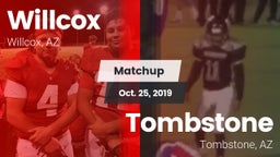 Matchup: Willcox vs. Tombstone  2019