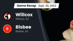 Recap: Willcox  vs. Bisbee  2022