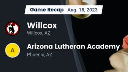 Recap: Willcox  vs. Arizona Lutheran Academy  2023