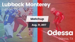 Matchup: Lubbock Monterey vs. Odessa  2017