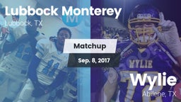 Matchup: Lubbock Monterey vs. Wylie  2017