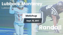 Matchup: Lubbock Monterey vs. Randall  2017